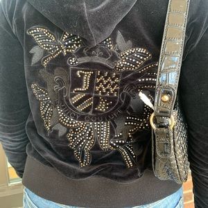 Juicy couture black hoodie size medium (fits like a small though)